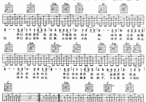 牵手吉他谱,C调高清简单谱教学简谱,苏芮六线谱原版六线谱图片