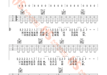 光年之外胡sir音乐教室编配C吉他谱,原版歌曲,简单E调弹唱教学,六线谱指弹简谱3张图