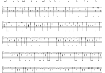 堕落天使吉他谱,简单C调原版指弹曲谱,郑智化高清流行弹唱六线乐谱