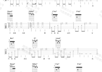 有一种悲伤吉他谱,原版歌曲,简单A调弹唱教学,六线谱指弹简谱2张图