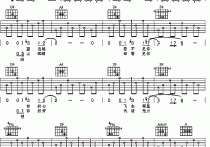 别说对不起吉他谱,原版歌曲,简单D调弹唱教学,六线谱指弹简谱2张图