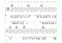 玫瑰吉他谱,原版歌曲,简单C调弹唱教学,六线谱指弹简谱2张图