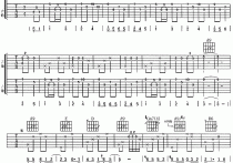 下雨的时候会想你吉他谱,简单C调原版指弹曲谱,阿杜高清流行弹唱六线乐谱