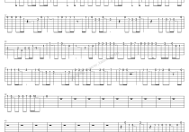 也许有一天完美版吉他谱,原版歌曲,简单G调弹唱教学,六线谱指弹简谱15张图