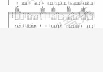 烟火吉他谱,原版歌曲,简单G调弹唱教学,六线谱指弹简谱3张图