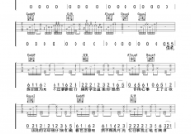 无赖吉他谱,简单C调原版指弹曲谱,郑中基高清六线谱简谱