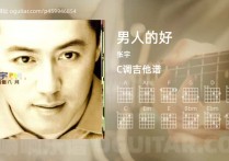 男人的好吉他谱,张宇歌曲,C调高清图,3张六线原版简谱
