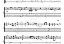 隐形的翅膀指弹谱张,王雅君歌曲,简单指弹教学简谱,品音阁六线谱图片