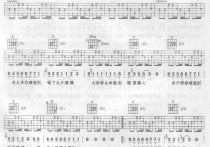 忘记吉他谱,原版歌曲,简单A调弹唱教学,六线谱指弹简谱2张图
