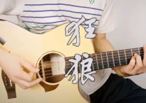 狂浪吉他谱,任帅兵歌曲,了强简单指弹教学简谱,西二吉他六线谱图片