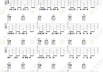 程响《长街万象》吉他,路千枫溪风歌曲,简单指弹教学简谱,弦木吉他六线谱图片
