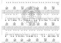 赵雷成都吉他谱,简单四张原版指弹曲谱,赵雷高清六线乐谱