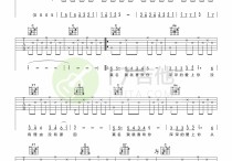 你知道我在等你吗吉他谱,原版歌曲,简单C调弹唱教学,六线谱指弹简谱2张图