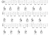 白月光与朱砂痣吉他谱,原版歌曲,简单G调弹唱教学,六线谱指弹简谱四张图