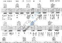 来来歌吉他谱,C调高清简单谱教学简谱,阿牛六线谱原版六线谱图片