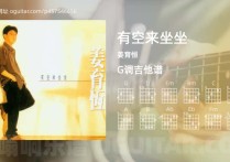 有空来坐坐吉他谱,姜育恒歌曲,G调高清图,6张六线原版简谱