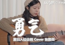 勇气吉他谱,原版张震岳歌曲,简单D调指弹视频教学,附高清六线乐谱
