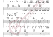 程响《四季予你》吉他,烟十八郑冰歌曲,C调简单指弹教学简谱,无限延音六线谱图片