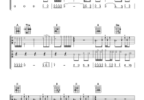 倦鸟余花吉他谱,C调高清简单谱教学简谱,游鸿明六线谱原版六线谱图片