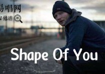 ShapeOfY,高清教学简谱,EdSheera弹六线谱图片