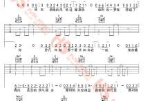 晚安吉他谱,原版歌曲,简单C调弹唱教学,六线谱指弹简谱4张图