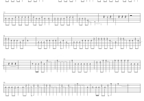 永远的兄弟吉他谱,简单C调原版指弹曲谱,刀郎高清流行弹唱主旋律六线乐谱