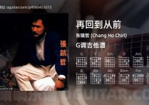 再回到从前吉他谱,张镐哲 (Chang Ho Chirl)歌曲,G调指弹简谱,4张教学六线谱【ChangHoChirl版】