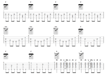 云宫迅音吉他谱,原版歌曲,简单C调弹唱教学,六线谱指弹简谱四张图