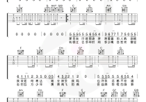老男孩吉他谱,原版歌曲,简单C调弹唱教学,六线谱指弹简谱4张图