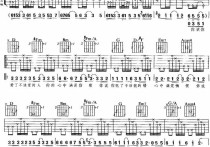 梦醒时分吉他谱,原版歌曲,简单D调弹唱教学,六线谱指弹简谱1张图