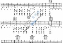 恋曲1990吉他谱,原版歌曲,简单D调弹唱教学,六线谱指弹简谱1张图