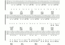 龙卷风吉他谱,原版歌曲,简单A调弹唱教学,六线谱指弹简谱图