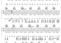 时间里的吉他谱,马頔歌曲,简单指弹教学简谱,网络六线谱图片