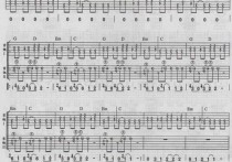 潘多拉吉他谱,原版歌曲,简单A调弹唱教学,六线谱指弹简谱3张图