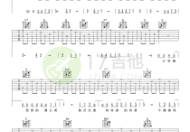 蒲公英的约定吉他谱,原版歌曲,简单C调弹唱教学,六线谱指弹简谱3张图