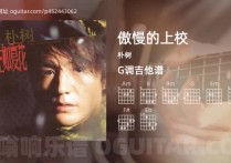 傲慢的上校吉他谱,朴树歌曲,G调高清图,4张六线原版简谱