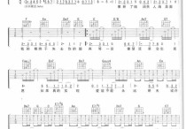 北极星的眼泪吉他谱,简单C调原版指弹曲谱,张栋梁高清流行弹唱六线乐谱