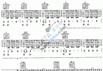 怒放吉他谱,简单C调原版指弹曲谱,郑钧高清流行弹唱六线乐谱