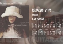 姐你睡了吗吉他谱,徐若瑄歌曲,C调高清图,4张六线原版简谱