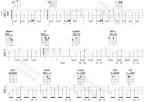 轨迹吉他谱,C调高清简单谱教学简谱,周杰伦六线谱原版六线谱图片