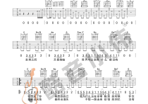 忽然之间吉他谱,C调C调简单版编谱教学简谱,莫文蔚六线谱原版六线谱图片