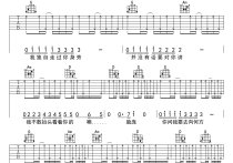 花房姑娘吉他谱,原版歌曲,简单G调弹唱教学,六线谱指弹简谱3张图