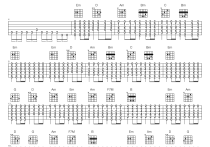 边走边爱吉他谱,简单C调原版指弹曲谱,谢霆锋高清流行弹唱六线乐谱