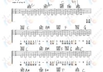 八十年代的歌吉他谱,原版歌曲,简单B调弹唱教学,六线谱指弹简谱2张图