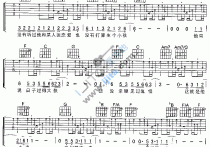 阿怪吉他谱,C调高清简单谱教学简谱,陈奕迅六线谱原版六线谱图片