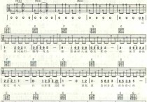 忘忧草吉他谱,简单C调原版指弹曲谱,周华健高清流行弹唱六线乐谱