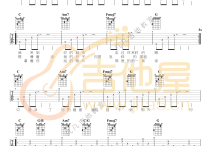 好久不见吉他谱,原版歌曲,简单C调弹唱教学,六线谱指弹简谱2张图