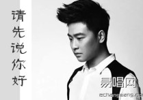 请先说你好吉他谱,宋普照Pe歌曲,简单指弹教学简谱,酷音小伟六线谱图片