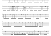 海阔天空吉他谱,C调2005LIVE教学简谱,Beyond六线谱原六线谱图片