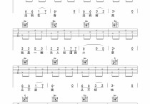 儿歌小草吉他谱,原版歌曲,简单C调弹唱教学,六线谱指弹简谱2张图